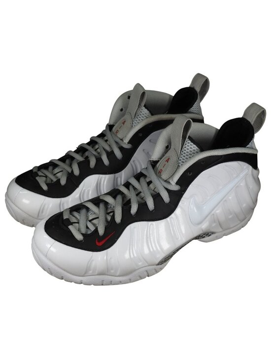 Nike Air Foamposite Pro Chrome White 2020 624041-103 Men\'s Size 9.5 Preowned
